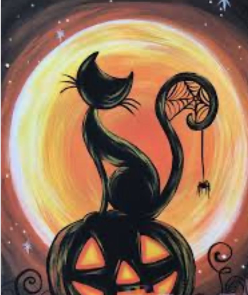 Halloween cica