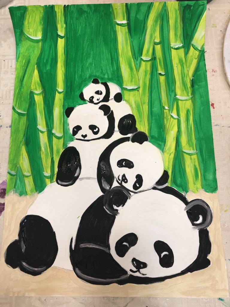 Panda család